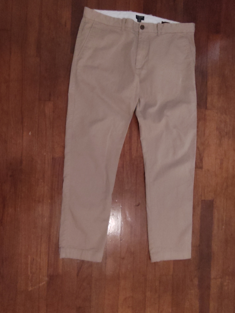 J. Crew Men's Chino Pants in Light Tan